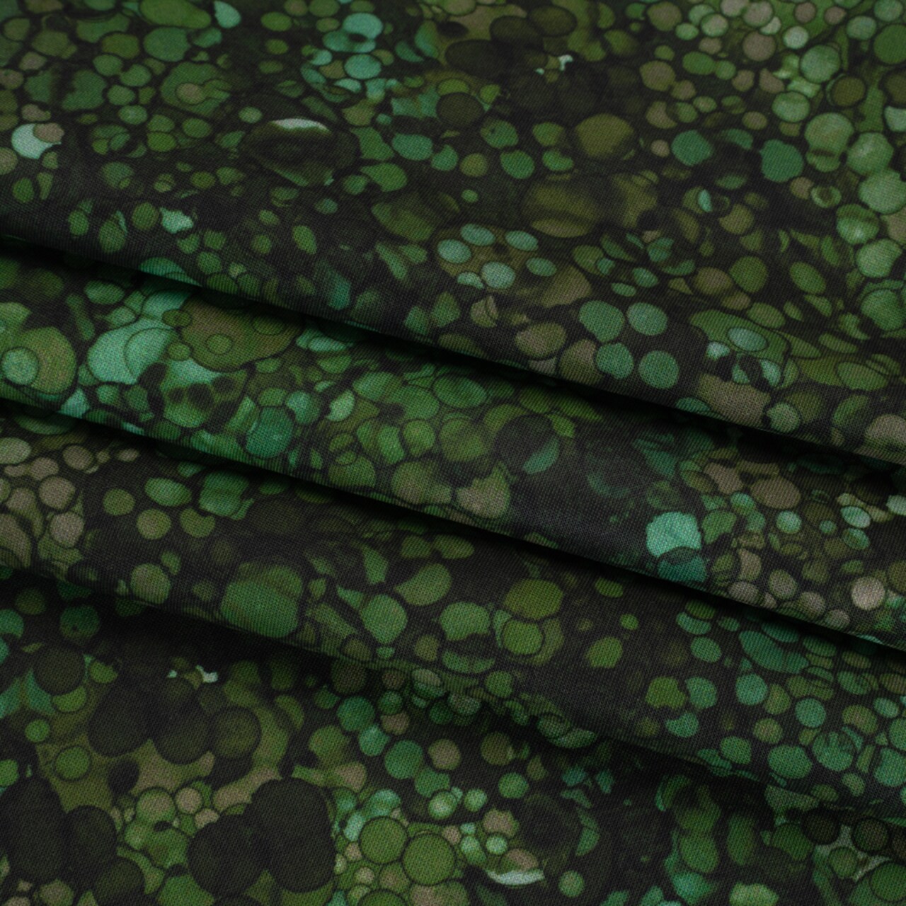 1 Yard Evergreen Bubbles Bliss Collection Printed Quilting Cotton 43 Inches Width